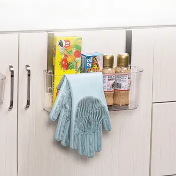 

Kitchen Cupboard Cabinet Door Hanging Storage Box Rack Sundries Container Bathroom Organizer