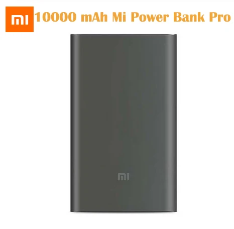 Оригинальный внешний аккумулятор Xiaomi 10000 мАч Pro Type C портативная зарядка Mi быстрая