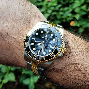 

Relogio Masculino PAGANI DESIGN Luxury Brand Watch Men Automatic Stainless Steel Waterproof Business Sports Mechanical Watches