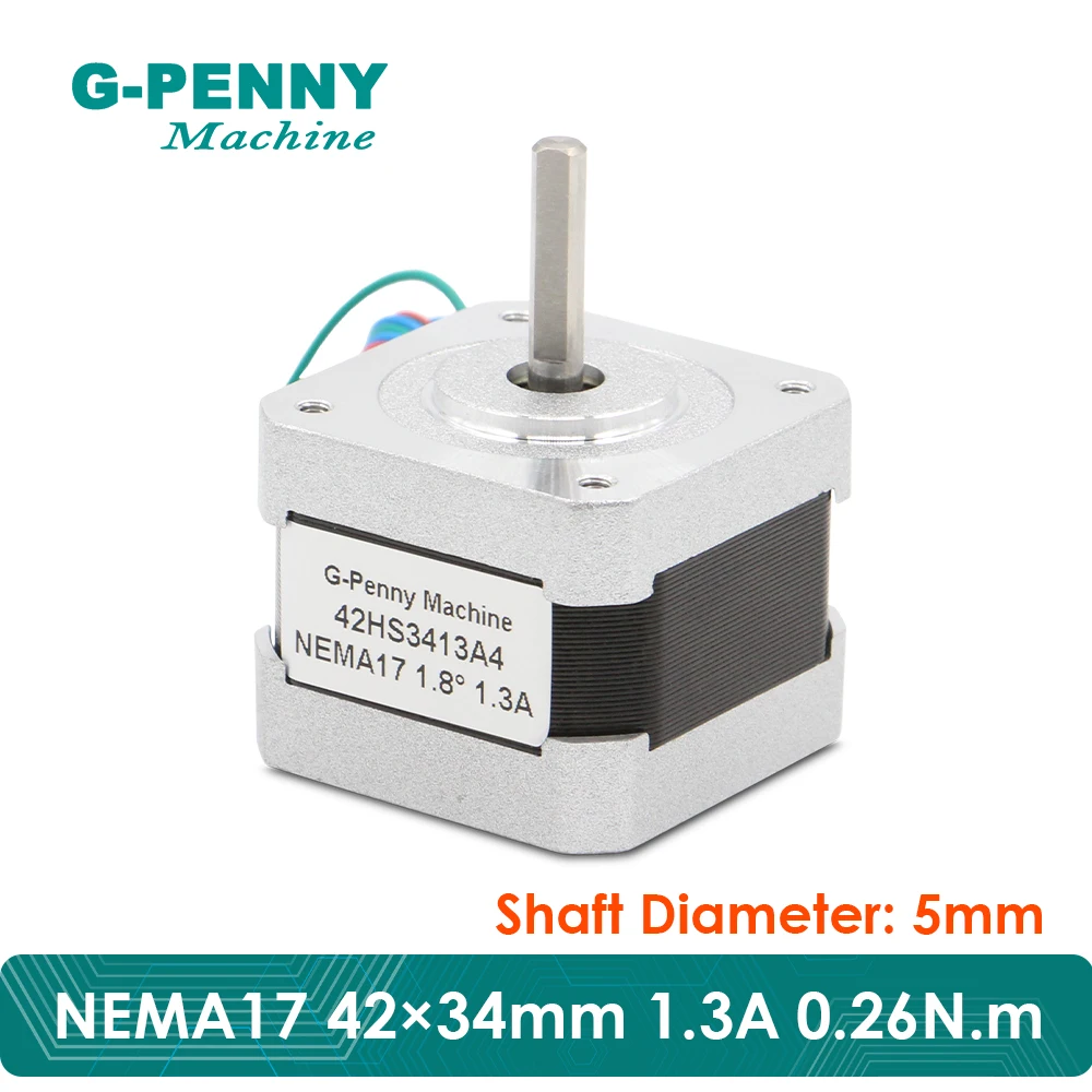 Sale! Nema17 CNC stepper motor 42x34mm for sale 1.3A 0.26N.m 1.8degree 40Oz-in 4-Lead stepping For machine 3D Printer | Строительство и