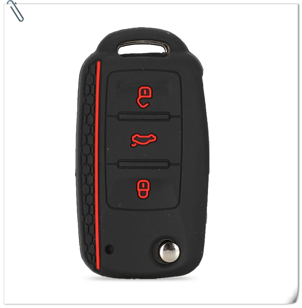 Keyforkess 100pcs custodia protettiva per chiave in Silicone per VW Golf Fit Skoda Yeti superba rapida Octavia SEAT Leon ibiza portachiavi a 3 pulsanti 8 Keyforkess 100pcs custodia protettiva per chiave in Silicone per VW Golf Fit Skoda Yeti superba rapida Octavia SEAT Leon ibiza portachiavi a 3 pulsanti - Ha4261c5d54cd4bbe91866df800ae5103T