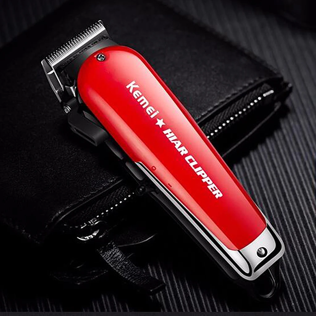 Kemei Professional Hair Trimmer LCD Display Cordless Hair Cutter Barber Hair Clipper Beard Trimmer Electric Razor for Men 