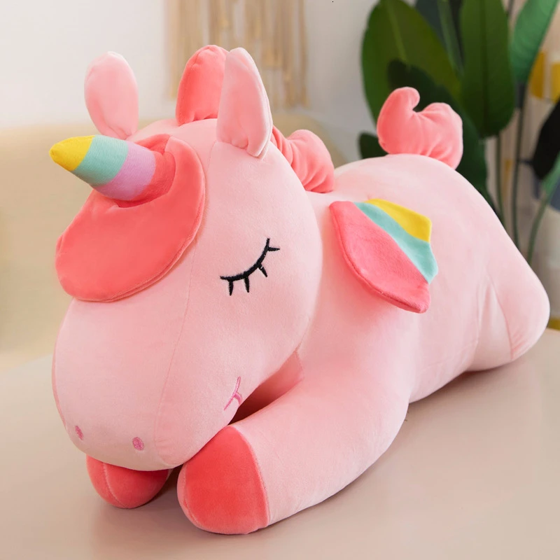 Te-Trend Baby peluche einhornkissen unicornio irse 40cm almohada manta rosa