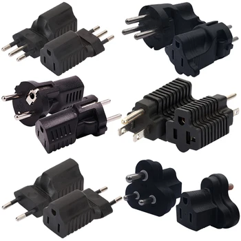 

New America Nema 5-15P 5-20P 6-15P 6-20P to 5-15R 5-20R 6-15R 6-20R US convert power socket Plug Italy india EU c13 c7 Connector