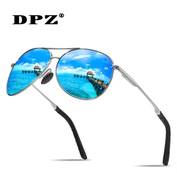 

2020 DPZ Polarized Sunglasses Men Metal New Pattern aviation Classic Retro Brand Designer Vintage UV400 Sun Glasses