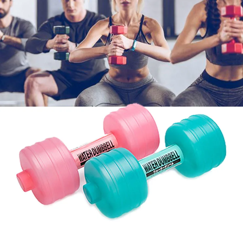 

1pc 1kg New Injection Water Dumbbell Weights for Fitness Aquatic Gym dumbbells Weight Loss Exercise Women Comprehensive