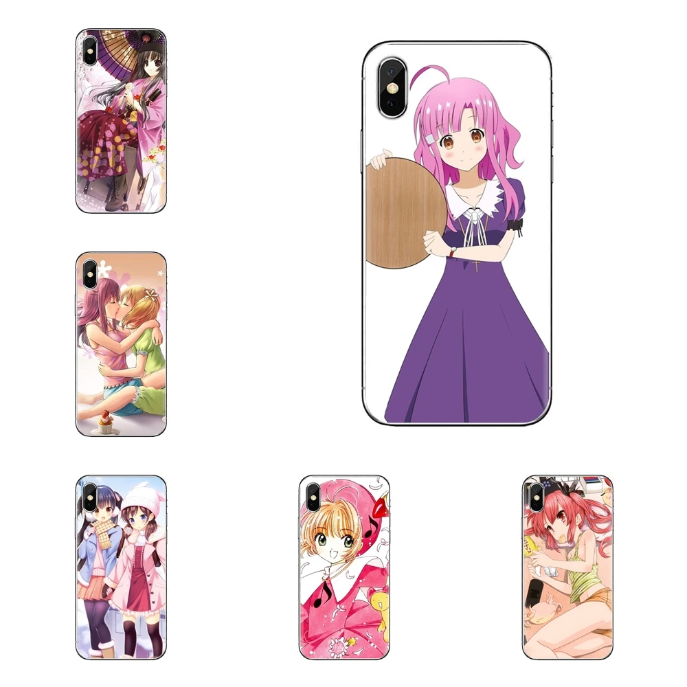 Sakura трюк аниме для samsung Galaxy S2 S3 S4 S5 мини S6 S7 край S8 S9 Plus Note 2 3 4 5 8 Coque Fundas мобильный