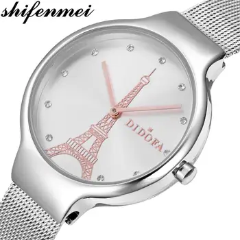 

Shifenmei Watches Women Luxury Brand Fashion Ladies Watch Waterproof Quartz Female Wristwatch Steel Mesh Strap Relogio Feminino