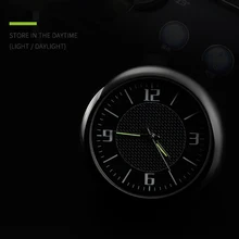 Auto Innen Uhr Leuchtende Uhr, für Porsche, für Volkswagen R, für BMW M für Mercedes Benz AMG Auto Uhr Dekoration
