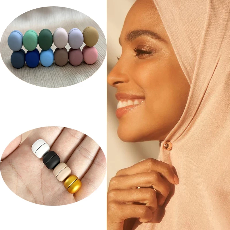 Hijab Magnets, Hijab Pins, Hijab Closure, Jeweled Scarf Accessories, Eid  Muslim Gift, Geometric Strong Magnet, Scarf Magnet, FREE SHIP