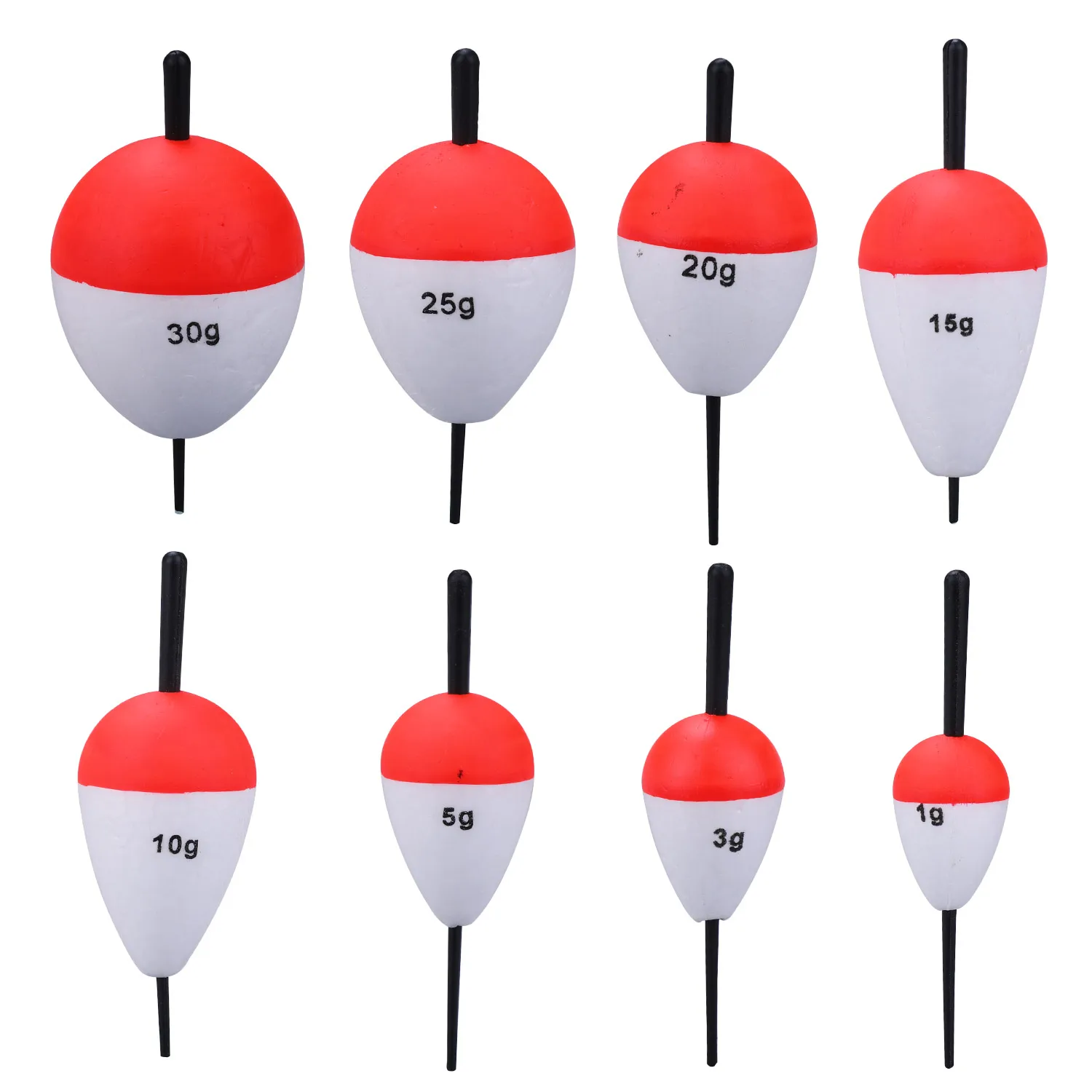 Fishing Floats Sougayilang EVA Fishing Floats Set 1-30g 10pcs fishing floats fishing float fishing bobber fishing buoy
