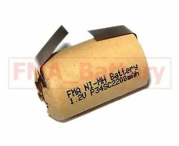

15X Ni-MH 4/5SC Sub C 1.2V 2200MAH High power battery for power tools US/RU