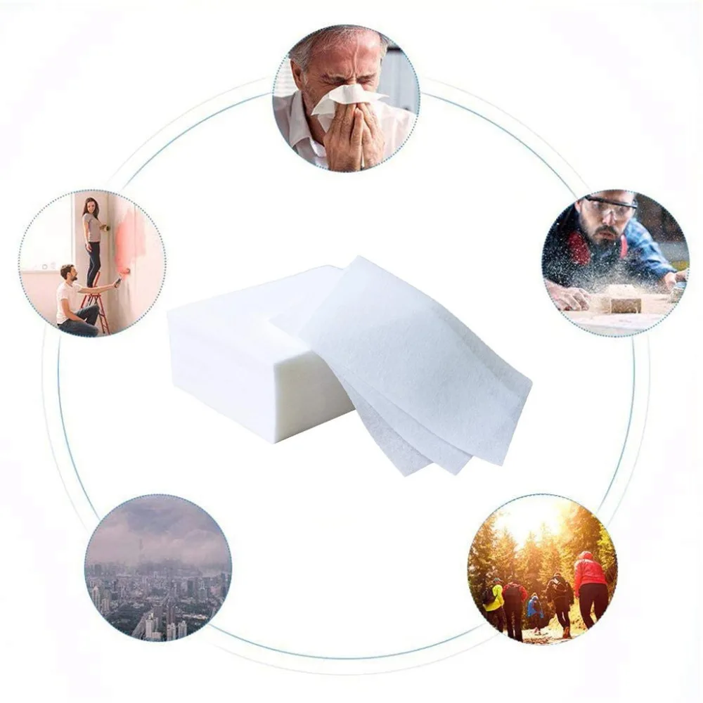 Filter Meltblown Nonwoven Fabric Original Cloth Polypropylene Material Insert Pad Gasket Used With Mouth Cover Mask #4K21 (5)