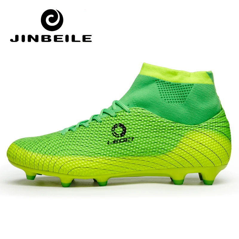2018 zapatos de fútbol para hombres FG AG tobillo alto botines de fútbol calcetín botas zapatillas de fútbol botas de fútbol adultos chuteira futebol talla 45|Calzado de fútbol| - AliExpress