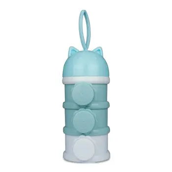 

Independent Single-layer Design Creative Cartoon Baby Three-layer Milk Powder Box Portable Side Open Milk Powder Snack Box