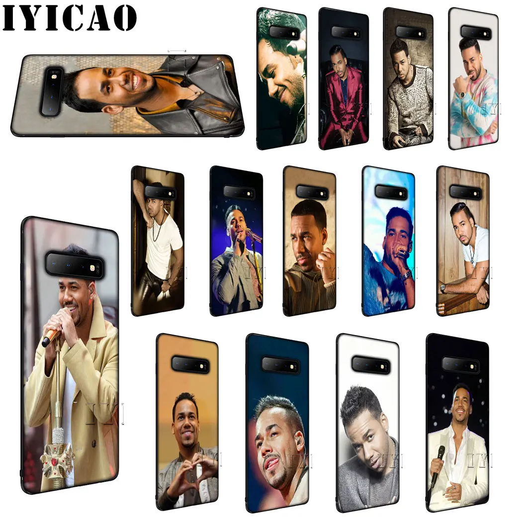 

IYICAO Latin singer Romeo Santos Soft Silicone Case for Samsung S6 S7 S8 Edge S8 S9 S10 Plus S10e Phone Cover