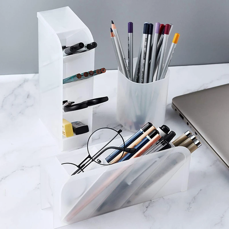 5 шт. в упаковке, подставка для ручек и карандашей, контейнер для чашек, органайзер для макияжа, для хранения, для офиса, школы, для дома(5 шт. в упаковке