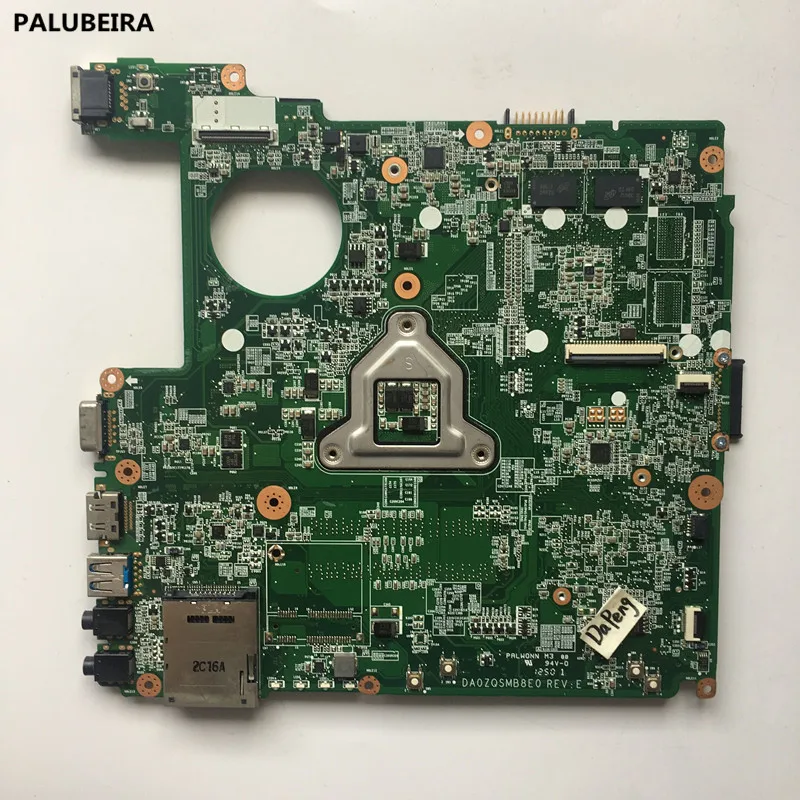 PALUBEIRA высокого качества DA0ZQSMB8E0 для acer E1-431 E1-471 Материнская плата ноутбука тест нормально с чипом видеокарты