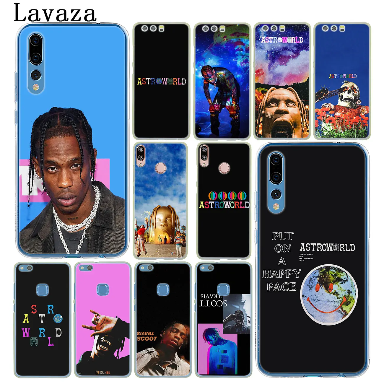 Lavaza принтом Трэвиса Скотта astroworld чехол для телефона huawei Y9 Y7 Prime 2018 2019 Honor 20 10 8 8A 8X9X9