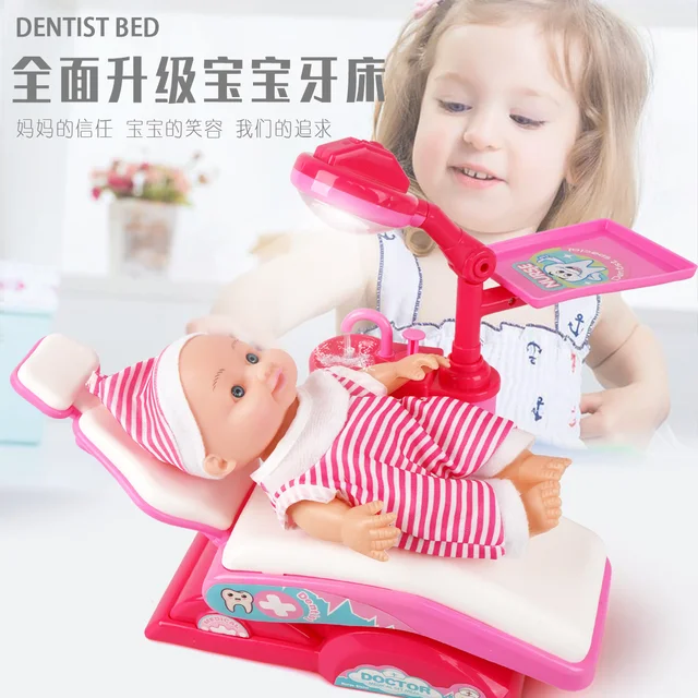 Doctor Toys For Children Pretend Play Toy Dentist Check Teeth Model Set Medical Kit Role Play Simulation Early Learning Toys 5