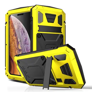 

Rugged Military Grade Shockproof Waterproof Dropproof Heavy Duty Case for iPhone Xs XR XsMax 11 11Pro 11ProMax with Stand