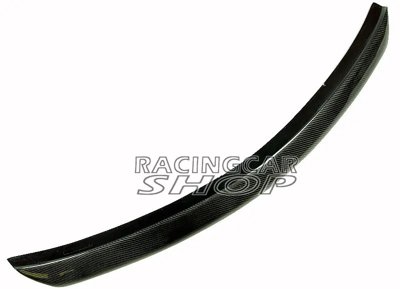 V STYLE REAL CARBON FIBER TRUNK LIP SPOILER Fit For MERCEDES BENZ W204 4DOOR SEDAN C63 C300 C350 C63 08-12
