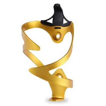 

3D Bike Water Bottle Holder Cycling Bicycle Bike Water Bottle Cage Holder Ultralight Aluminium Alloy Bottle Holders Gold