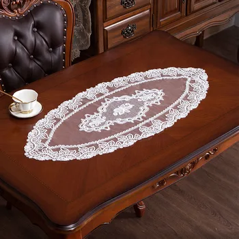 

European Tablecloth Table Runner Placemat Lace Table Cover Towel Long Decorative Towel Chemin De Table De Mariage Party Supplie