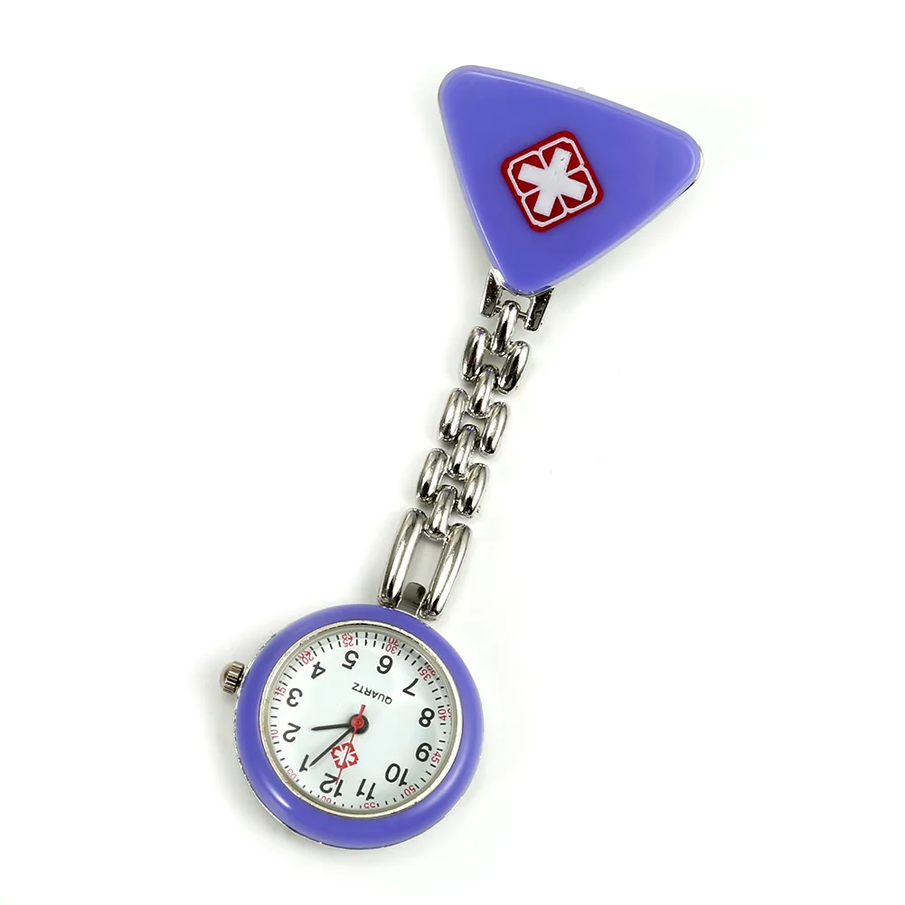 Newly Protable Nurse Watches With Clip Red Cross Brooch Pendant Pocket Hanging Doctor Nurses Medical Quartz Watch small elegant watches Elegant Watches