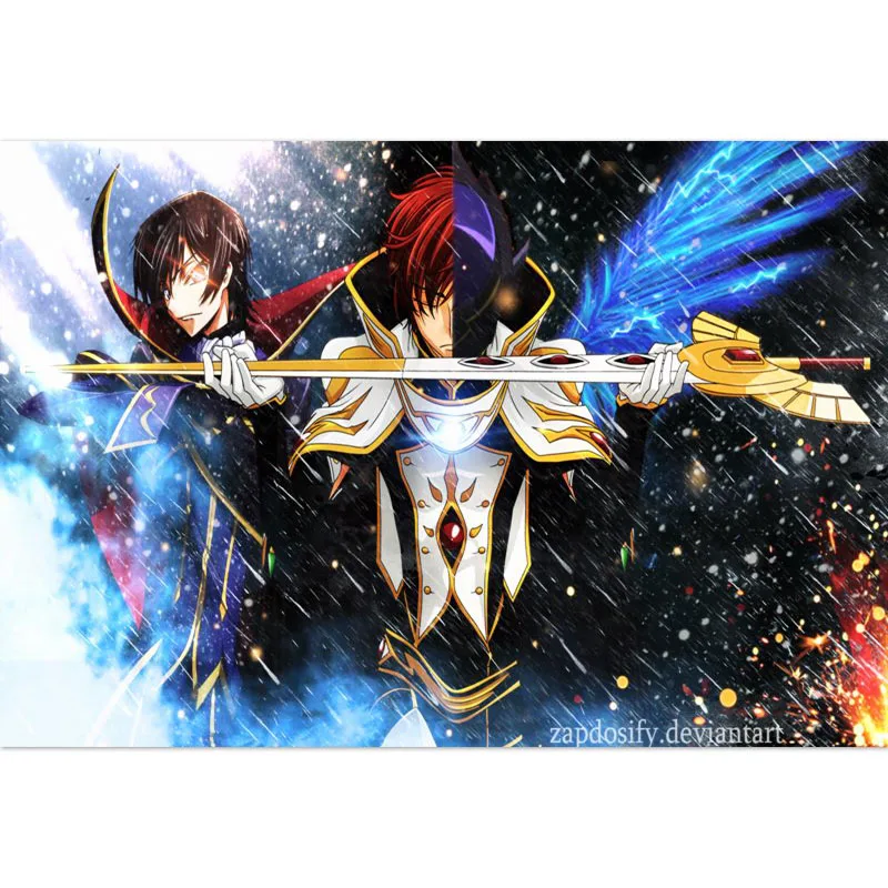 Изготовленный На Заказ Code Geass плакат холст 30X45cm 40X60cm арт отделочная ткань для дома
