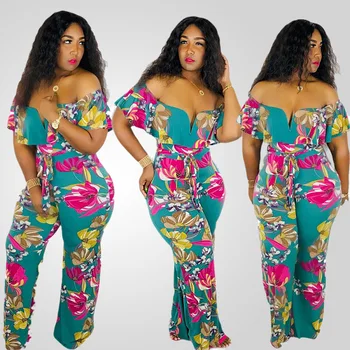 

Adogirl Floral Print Jumpsuit