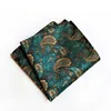 Pañuelo cuadrado de bolsillo para hombre, de 100% pañuelo de seda, Paisley Floral, accesorio de fiesta de boda, 66 colores ► Foto 2/6