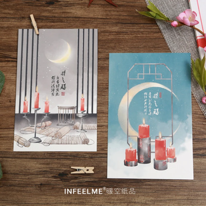 30 листов/партия Infeelme теплая воздушная открытка Hayao вечная открытка s/поздравительная открытка/модный подарок