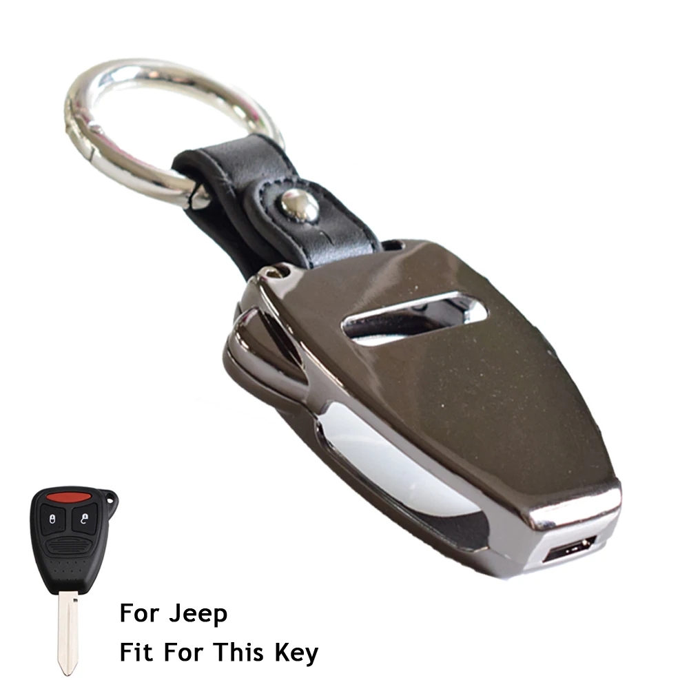 

New Key Cases Fob Cover For Jeep Wrangler JK JKU 2007-2017 Compass/Chrysler 300 Patriot/Wrangler 08-17/ Smart Keys Housekeeper