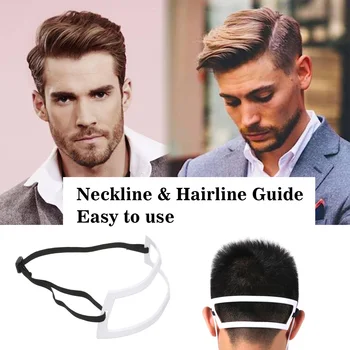 

Salon Barber Neck Hair Line Guide Neckline Haircuts Template Hair Trimming Shaving Template Hair DIY Tool Barber Accessories