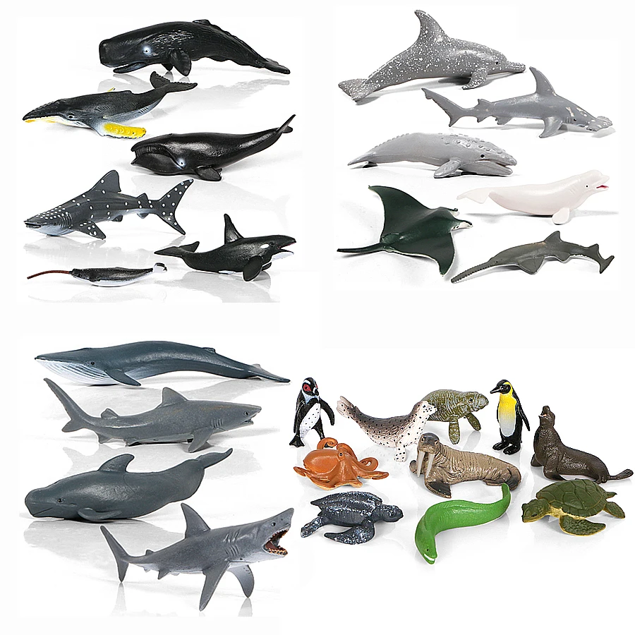 ocean animal figurines