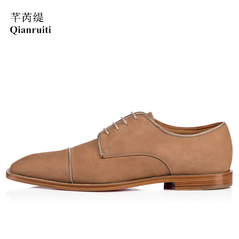 

Cow Suede Casual Men Shoes Lace-up Wedding Dress Shoes Performance Handmade Male Footwear Shoes for Men