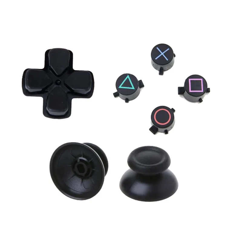 Analog Joystick Thumbstick Grip Caps Abxy X Dpad Buttons Set Repair