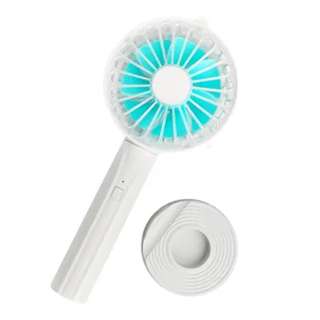 

Cooler Handheld USB Portable Fan USB Rechargeable Folding Fan Travel Outdoor Home Quiet Collapsible