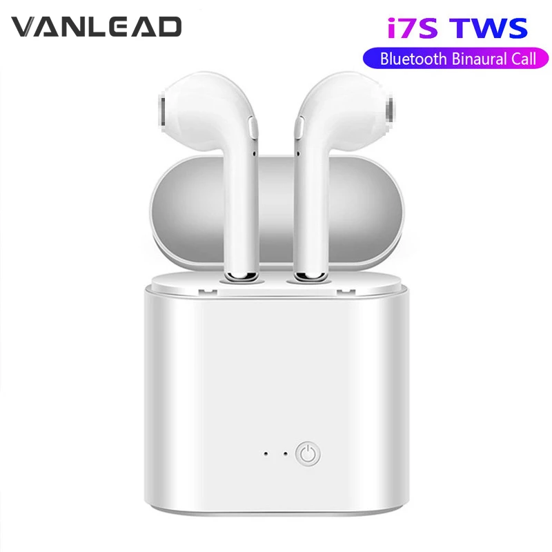 I7s TWS Bluetooth наушники стерео беспроводные Спортивная гарнитура вкладыши с коробкой