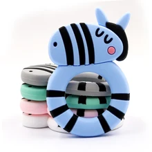 Anneaux de dentition, animaux de silicone,koala, dinosaure, à mâcher pour bricolage de collier sucette pour bébé, 