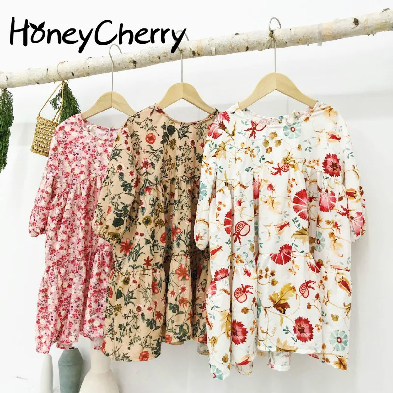 

Spring 2020 New Girl's Floral Chiffon Dress Baby Girl Dress Baby Girl Clothes Girls Dresses For Party And Wedding