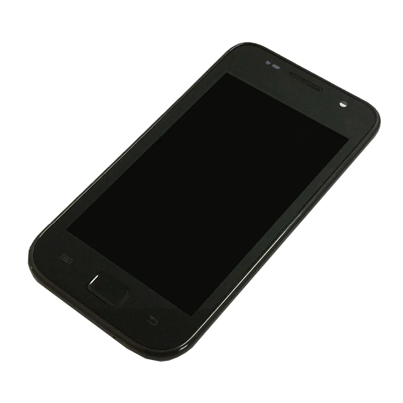 Черный для samsung Galaxy SL GT-i9003 I9003 ЖК сенсорный экран дигитайзер ЖК-дисплей панель монитор в сборе с рамкой Замена