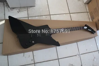 

Hot Selling NICE pickup Explore signature series SNAKEBYTE James Hetfield black Electric Guitar with 9V Active pickups