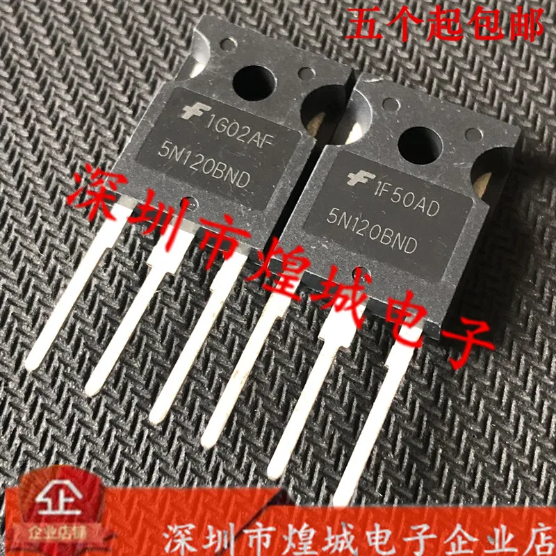 

5PCS/Lot 5N120BND HGTG5N120BND TO-247 1200V 21A