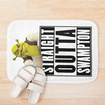 

Shrek - Straight Outta Swampton Bath Mat Custom One Direction Doormat Home Decor Door mat Floor Mat Bath Mats foot pad