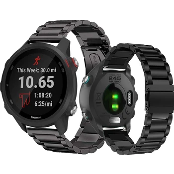 

20mm Milanese Loop Magnetic Wrist Strap For Garmin Forerunner 245 245M Music 645 Watchband Band Stainless Steel Mesh Bracelet