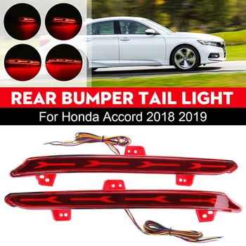 

2X Car Rear Turn Signal Light Brake Flash Lamp Rear Tail Bumper for Honda For Accord 2018 2019