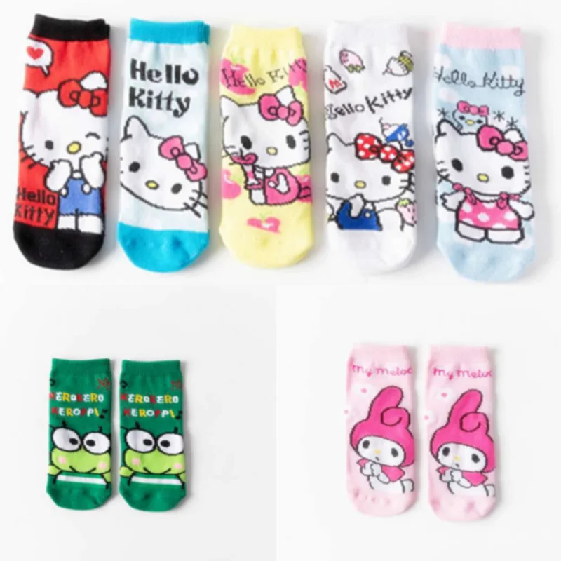 5 пары/компл. новые носки с рисунками животных кошек родителей и детей женские