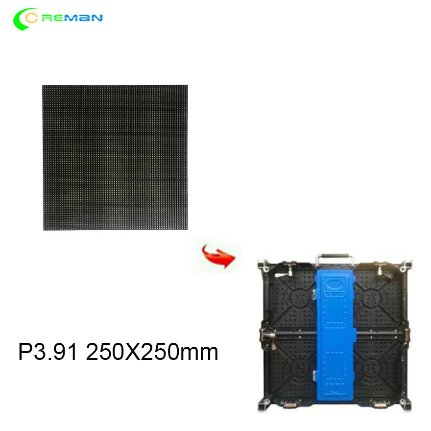 Самая дешевая светодиодная матричная панель rgb p3.91 250 мм x настенная лампа для
